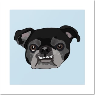 Black Pug Posters and Art